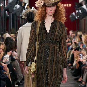 Veronica Beard Borelli Dress- Beaded Ribbons